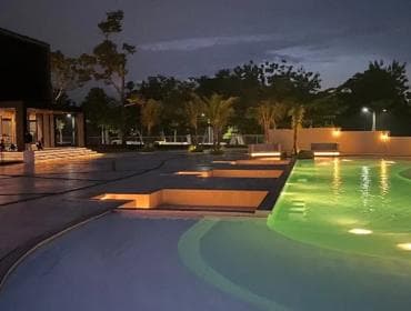 The Beach Malam Hari